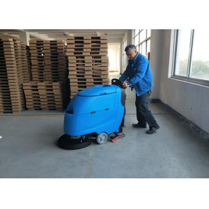 China Blue Color Battery Floor Scrubber / Full Automatic Floor Cleaning Equipment supplier