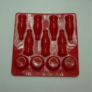 Food Standard PP Plastic Ice Mould，Customize various ice tray molds, 4-cavity spherical silicone ice tray