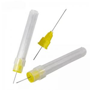 Medical Dental Consumables Disposable 25G 38mm Dental Needles For Anesthesia