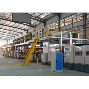 Hydraulic Shaftless Mill Roll Stand 3 Ply Paper Corrugated Board Production Line