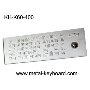 China Custom Rugged Industrial Kiosk Keyboard with Trackball 60 Keys Water Resistant wholesale