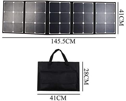 Durable Folding Solar Panel 16*11*1.2 Inch Water Resistant Stable Performance