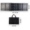 Durable Folding Solar Panel 16*11*1.2 Inch Water Resistant Stable Performance