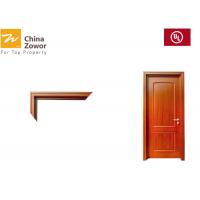 China BS Standard Fire Resistant Wooden Doors For Hotel Room/ Baking Paint Finish on sale