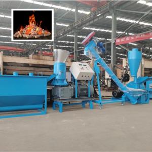 Small Wood Pellet Processing Plant 400-600kg/H Wood Pellet Production Plant CE
