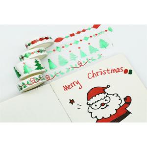 Recyclable Creative Gold Foil Christmas Washi Tape