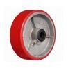 China heavy duty cast iron PU caster wheels 4 inch wholesale