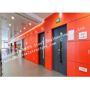 Surface Painted Standard Size Industrial Fire Rated Doors 3 Hours Fire Resistant