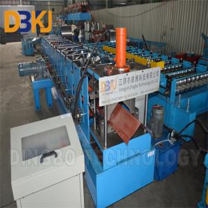 CR12 Mould Steel Ridge Cap Roll Forming Machine Color Steel 0.3-0.7mm