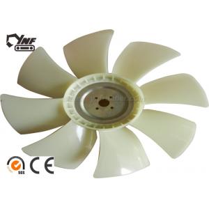 White 4BG1T Radiator Cooling Fan Blade For Excavator Accessories