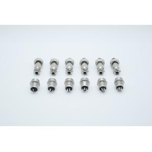 Silver Plating M12 2p 7p Locked Wire Aviation Connector Plug Male And Female Matching