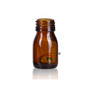 China 30ml amber glass bottle DIN28MM for pharmaceutical syrup supplier