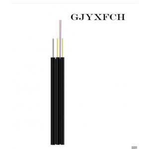 1 2 4 core GJYXFCH  FTTH Drop Cable Soft 245um Indoor Fiber Optic Cable