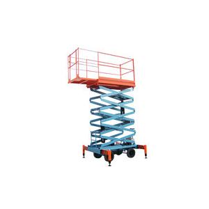 Hydraulic vertical lift platform , 450Kg single mast mobile hydraulic man lift