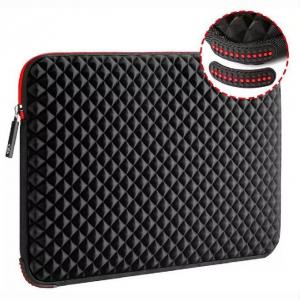 China Diamond Neoprene Laptop Sleeve Case With Water Resistant Protection supplier