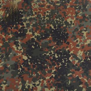 Military Camouflage Fabric Material Polyester Cotton Blend German Spotted Thick Gauze Card