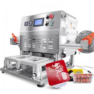 Semi automatic fruit plastic cups sealing machine/jam sealer/jelly sealer