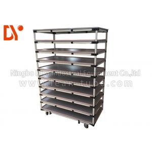 China Connected Pipe Portable Tool Cart , Tool Push Cart With Steel Plate Extrusion supplier