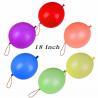 30 Pcs 18 Inch Balloons Assorted Color , Punch Ball Balloons Easy To Use