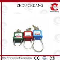 stee cable shackle padlock