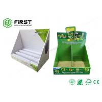 China ODM Corrugated Countertop Display Matte Laminated Cardboard Counter Display Stand on sale