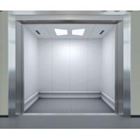 China PLC Control SS Cargo Elevator With Silver Color Overload Protection on sale