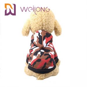 China PET T-Shirt Customized Digital Print Camo Dog Hoodie / Sweatshirt supplier