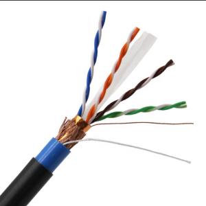 China 305M PVC 4P Twisted Pair SFTP Cat6 Shielded Ethernet Cable , SFTP Cat6 PVC Cable supplier