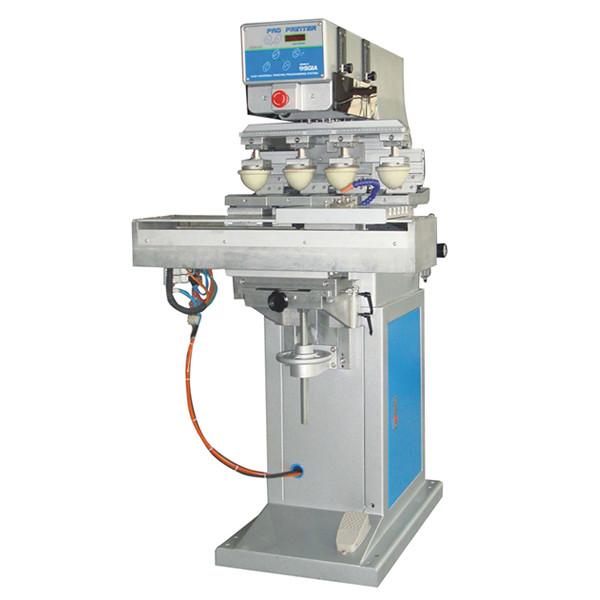 high speed pneumatic 4-color digital  pad printing machine with shuttle for toys printing