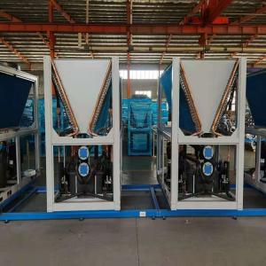 150 KW Industrial Modular Packaged Chiller Units Carrier Scroll Chiller Air Conditioner