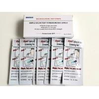 China High Accuracy Saliva Alcohol Test Strips Ce Certificate on sale