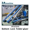 China Máquina de colagem SHH**800AG-2 Mini Lock Bottom Box com motor elétrico e fácil de operar wholesale