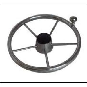 spoke Destroyer Style Stainless Boat /Marine Steering Wheel with Knob