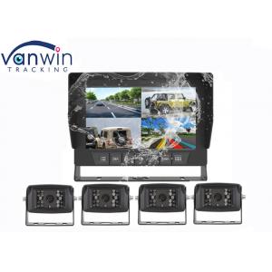 AHD Quad Waterproof Car Monitor Display With IP69 7 Inch