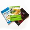 Low price bulk clear heat seal plastic standard sizes bag custom food pouch