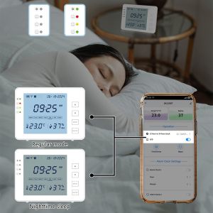 China Smart Digital WiFi Thermometer Hygrometer Digital For Realtime Temperature & Humidity Monitoring on sale