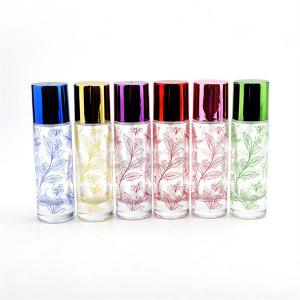 Refillable Glass Perfume Bottle Pump Sprayer  ,  Cylinder 1oz Perfume Bottle