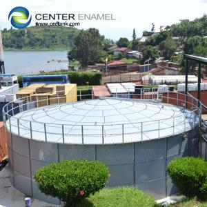 China 500KN/Mm Waste Water Storage Tanks Concrete Or Glass Fused Steel Foundation supplier