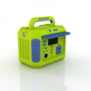 China Green Portable Power Station 220V AC Outlet Camping 500 Watt Battery Generator supplier