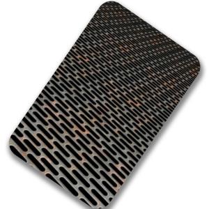 China 201 Hot Rolled Perforated Metal Sheet 4x8 4x10 2mm Perforated Stainless Steel Panels supplier