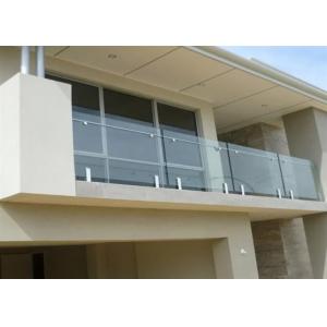 4+4mm Structure 1.52mm Pvb Laminated Tempered Glass Anti Uv For Balustrades