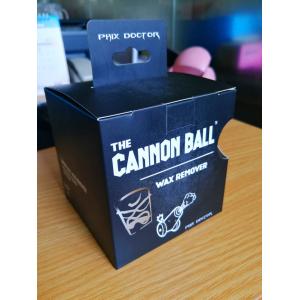 Printing Flat Black Cannon Ball Custom Paper Box Packaging For Childrens Ball