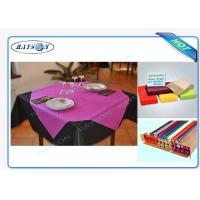 China Slices / Rolls Packed Non Woven Polypropylene Tablecloth for Catering Business on sale