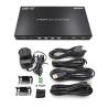 China HDCP2.2 1.4 4K KVM Switch HDMI  YUV4:4:4 8Bit With Analog Audio Extraction wholesale