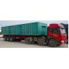 40T-100T 2 Axles or 3 axles heavy load dump tipping semi trailer truck , dump