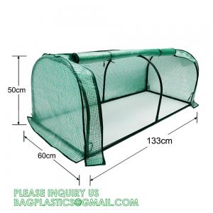 Heavy-Duty Poly Balcony Large Walk In Tunnel Plastic Greenhouse Tent For Winter Indoor Garden Winter PVC Mini