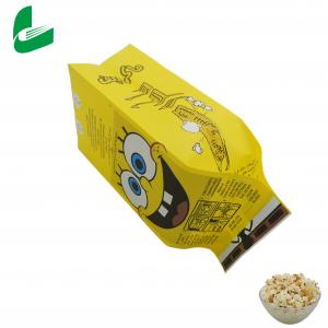 Disposable Microwave Popcorn Paper Packaging Bags Without Diacetyl Or PFOA