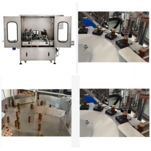 1.5KW Automatic Bottle Filling And Capping Machine 18~35 Bottles / Min