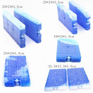 China Non Toxic Food Grade Eutectic Cold Plates Gel Polymer Cold Bricks For Cooler Box supplier