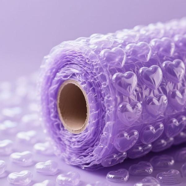 Rollo de envoltura de burbujas respetuoso con el medio ambiente Solución de embalaje reciclable para artículos frágiles